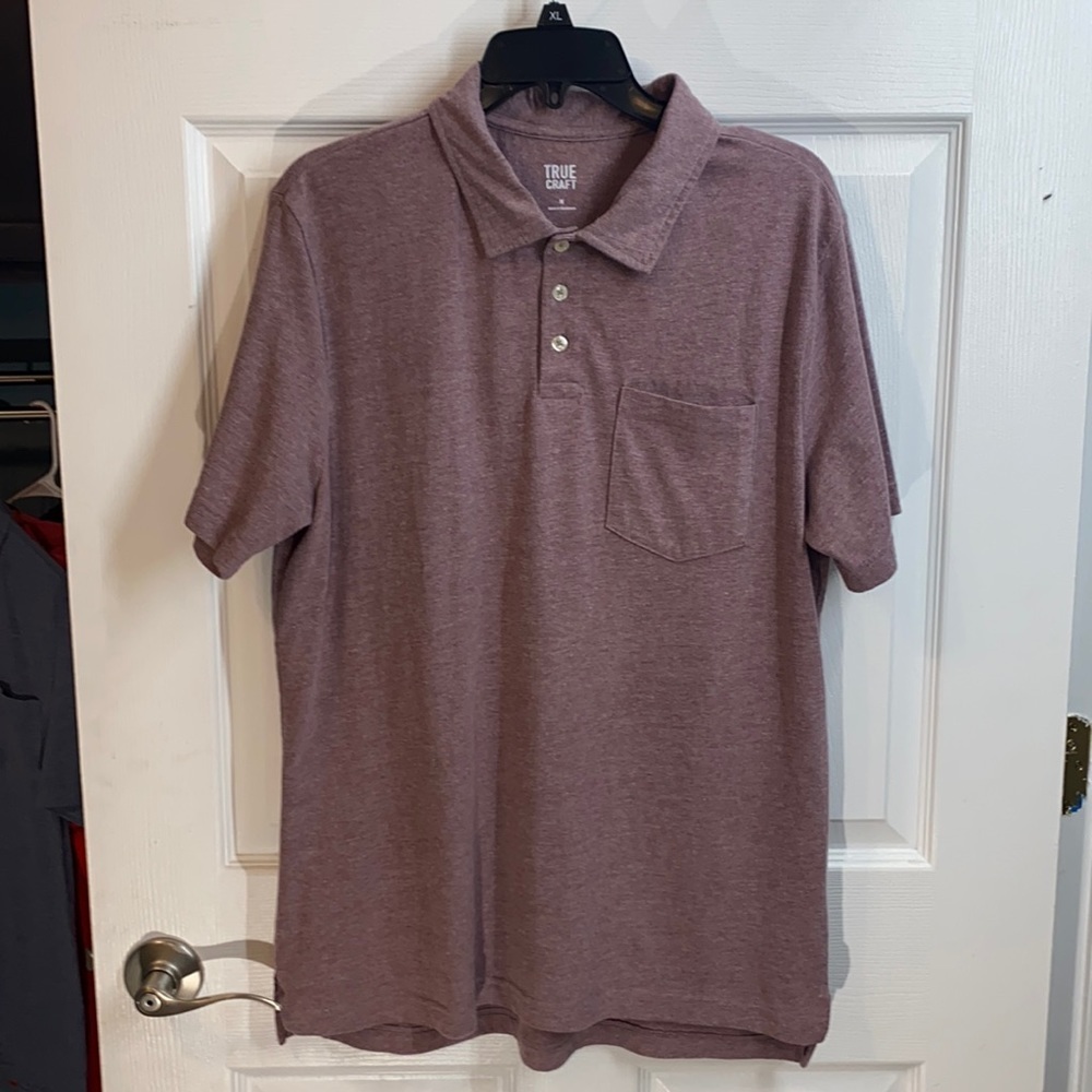 (🔥4 For $20) True Craft Short Sleeve Polo shirt men’s Medium